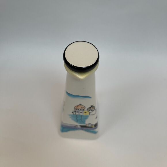 Oneida Fiest Italia Oil Container Cruet Rome Village River with Cap 9" Tall - Picture 6 of 14